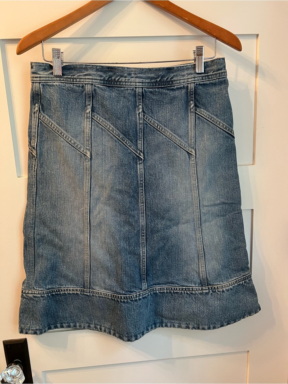 Marc Jacobs Blue Denim A-Line Skirt 6